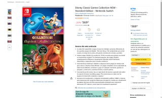 Disney Classic Games Collection NSW por $369 | Amazon