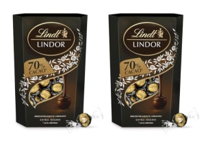 2 Bolsas de Bombones LINDOR 70% NEGRO CORNET 337G TB - Lindt por 15.98€