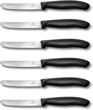 Victorinox Tafelmes 6 stuks zwart voor €26,43 bij Amazon