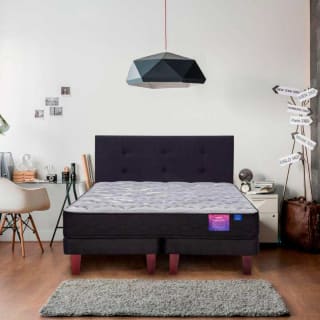 Cama Europea Flex Base Dividida 2 Plazas Therapedic +Respaldo Royal $309.990 abc,cl