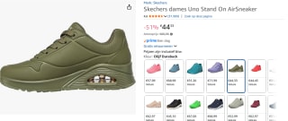 Skechers dames Uno Stand On AirSneaker voor €44,33 bij Amazon