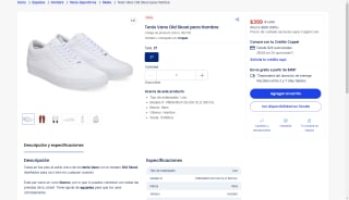 Vans Old Skool Hombre por $399 | Oferta Coppel