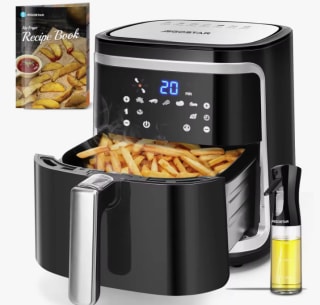 Aigostar Freidora de Aire 7L, 1900 W, Freidora sin Aceite con 7 Funciones por 48,44€