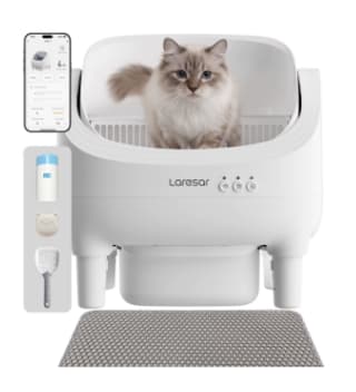Zelfreinigend kattentoilet voor €135,62 dmv code bij Aliexpress