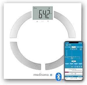 Medisana BS 444 Connect Báscula Analítica Digital de 180 k por 19.99€