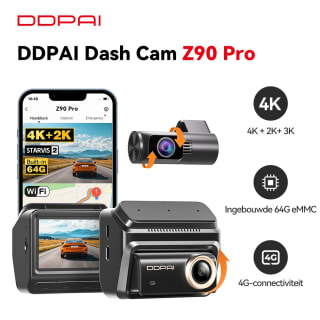 DDPAI Z90Pro 4K+2K dual dashcam voor €179,99 bij Joybuy