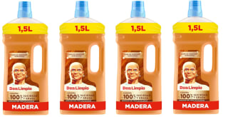 4 x 1.5L de DON LIMPIO Fregasuelos Madera Limpieza+Cuidado por 8.37€