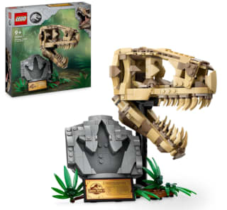 Jurassic World 76964 les fossiles de dinosaures le crâne du T.Rex Lego à 29,99€