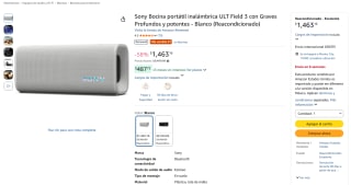 Sony ULT Field 3 (Reacondicionado) por $1,463 en Amazon