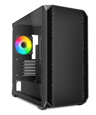 Torre PC Caja Micro ATX Sharkoon MK2 RGB Cristal Templado USB-C Soporte 11 Ventilador