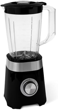 Amazon Basics Licuadora para cocina, jarra de plástico de 1.5 l, 600 W por 20.02€