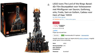 LEGO Icons The Lord of the Rings: Barad-dûr Film voor €€390,98 bij Amazon