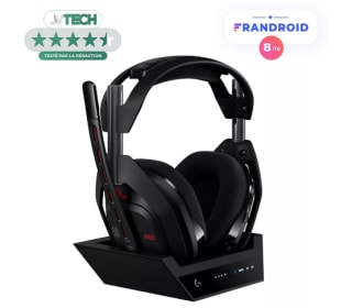 Casque gamer LOGITECH G Astro A50 LIGHTSPEED Noir à 169,99€