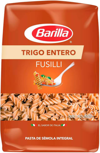 Pasta Barilla Fusilli Trigo Entero 400g por $12 | Oferta Amazon