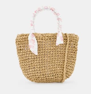 Bolso cesto pañuelo de niña por 7.19€.