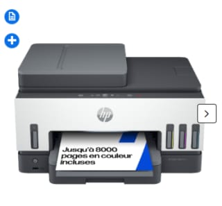 Imprimante multifonctions jet d'encre Smart Tank 7605 HP pour 409,90€