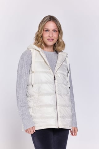 Chaleco acolchado con capucha para Mujer Milano por 17.99€