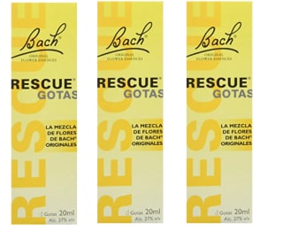 3 x Bach - Rescue Gotas, con ingredientes de origen Natural por 26.97€