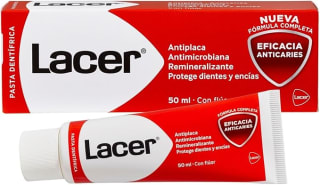 LACER Pasta de Dientes 50 ml, Previene la Caries, Mantiene la Boca Sana por 1.69€