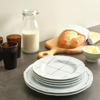 IKEA UPPLAGA Plato de postre con motivos por 2,79€