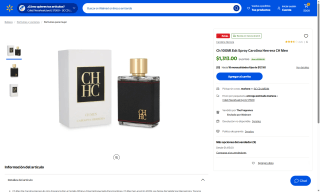 Ch Men Carolina Herrera 100ml EDT por $1,313 | Walmart