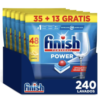 Finish Powerball Power All in 1 240 Pastillas por 29,95€