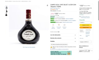 Licor Campo Azul Café Select 750ml por $134 | Oferta Amazon