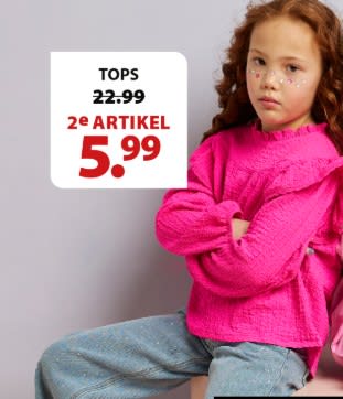 2e meisjes top voor €5,99 bij terStal