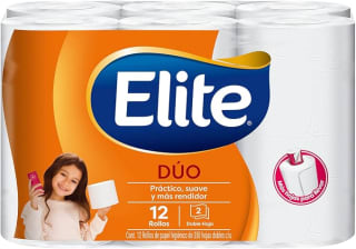 Elite Dúo Papel Higiénico 12 Rollos por $47 | Oferta Amazon
