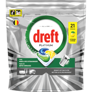 Dreft Platinum vaatwastabletten citroen voor €4,99 bij Dirk