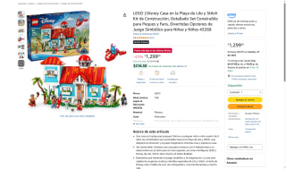 LEGO Disney Casa en la Playa por $1,300 | Oferta Amazon