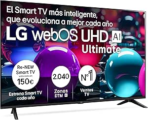 LG 65UA73006LA TV 65", UHD 4K, WebOS 25, Ultimate IA, HDR10 Pro por 381.65€