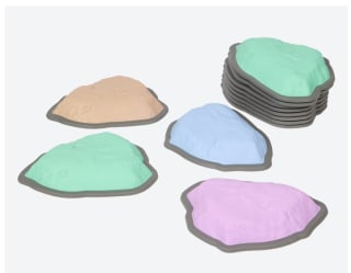 Speelgoed-stapstenen 12 stuks €6,95