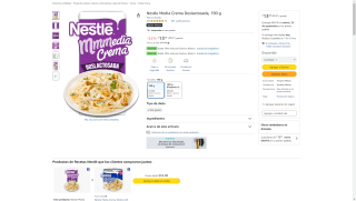 Nestle Media Crema 190g por $13 | Oferta Amazon