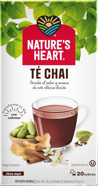 Nature's Heart Té Chai 20 Sobres al 3x2 | Oferta Amazon