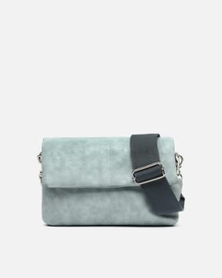 bolso bandolera de color efecto piel por 9€