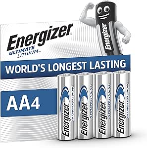 Energizer Ultimate Lithium AA Batteries 4 Pack £6.64 S&S Amazon Deal