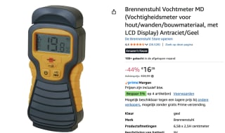 Brennenstuhl Vochtmeter MD Vochtigheidsmeter voor €16,26 bij Amazon