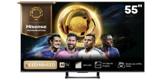 Téléviseur Hisense 55U7Q ULED 4K de 139 cm à 549€