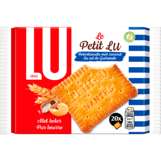 Lu Petit boterbiscuits met zeezout voor €0,99 bij Dirk