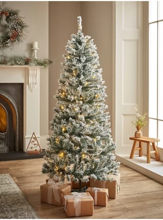 Green & White Snowy Pre-Lit Pop-Up Christmas Tree – 5FT – £17.50