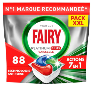 Fairy Platinum Plus 88 capsules Lave-Vaisselle à 14,99€