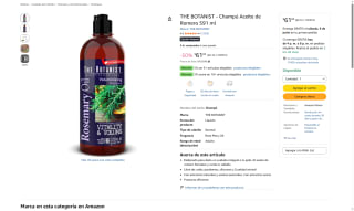 Champú THE BOTANIST 591ml por $61 | Oferta Amazon