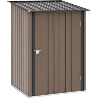 Cobertizo jardín 0,92 m² 100x103x160 cm caseta jardín metálica por 61.50€