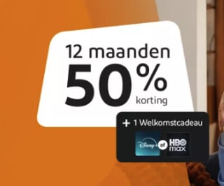 50% korting op een 1 jaar contract op tv en internet complete bij Ziggo