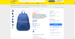 Totto Mochila Porta Laptop 14 Trik M por $279 | Descuento Mercado Libre