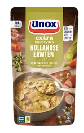 Alle Unox en Conimex Soep in zak voor €2 bij de Plus