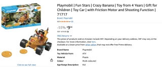 PLAYMOBIL Fun Stars 71717 Gazonbanaan voor €9 bij Amazon