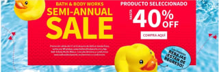Hasta 40% de descuento | Bath & Body Works