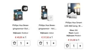 3kopen is 2 betalen op geselecteerde Philips Hue bij Amazon
